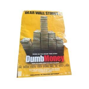 Dumb Money Wall St September True Story Original Movie Poster
